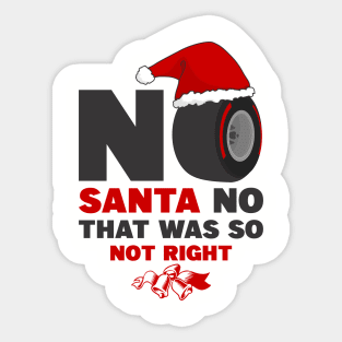 No Santa No Sticker